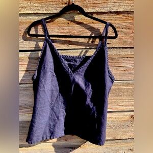 100% linen cami top
